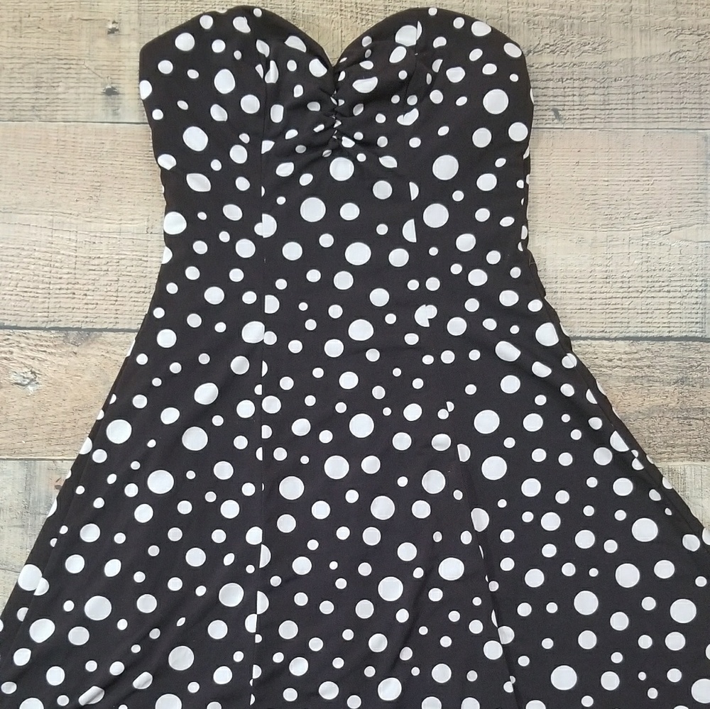 Strapless summer dress